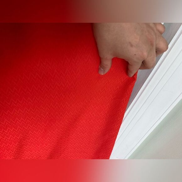 1970s/60s Red Gabardine Jumpsuit Size Large - Picture 10 of 10